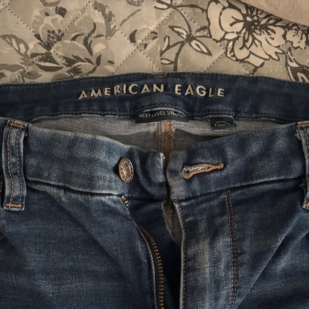 American Eagle Outfitters Dark Blue Skinny Jeans